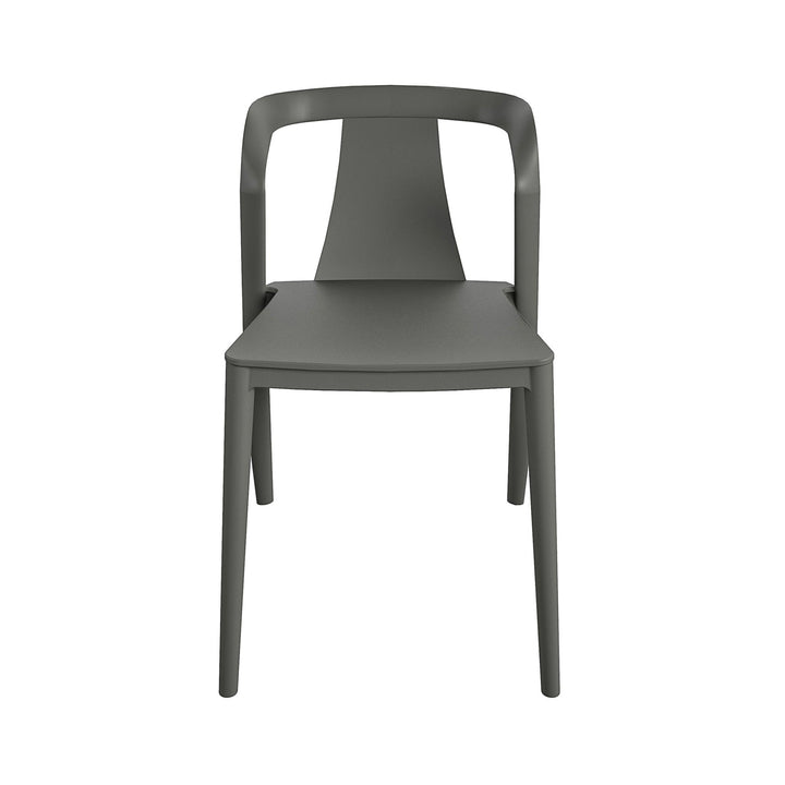 Weatherproof Curved Arm Chairs - Graphite