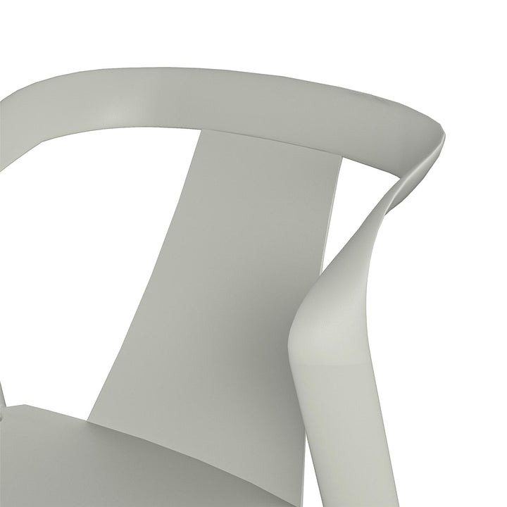 Curved Arm Chair Bundle - Fog Gray