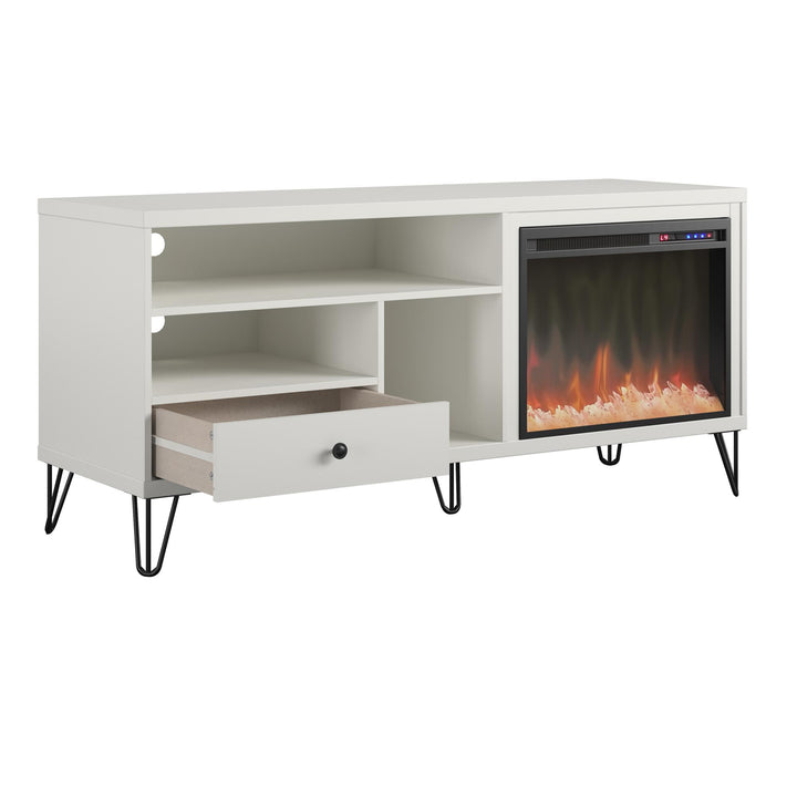 Owen retro TV storage solution -  White - N/A