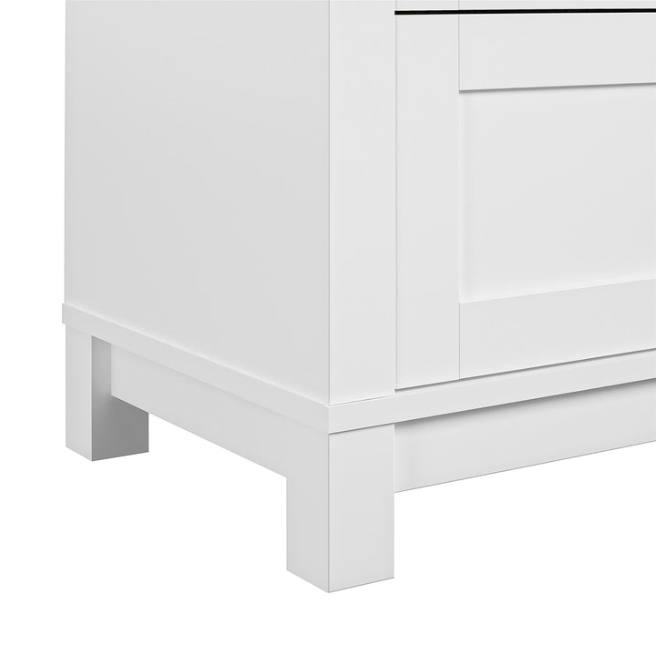 Modern Chapel Hill Dresser with 4 Drawers -  White