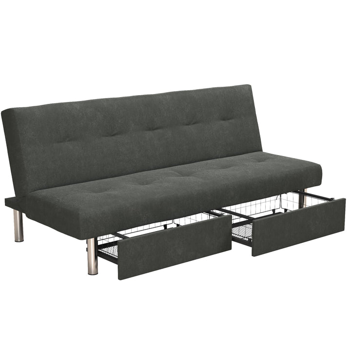 futons with drawers - Gray