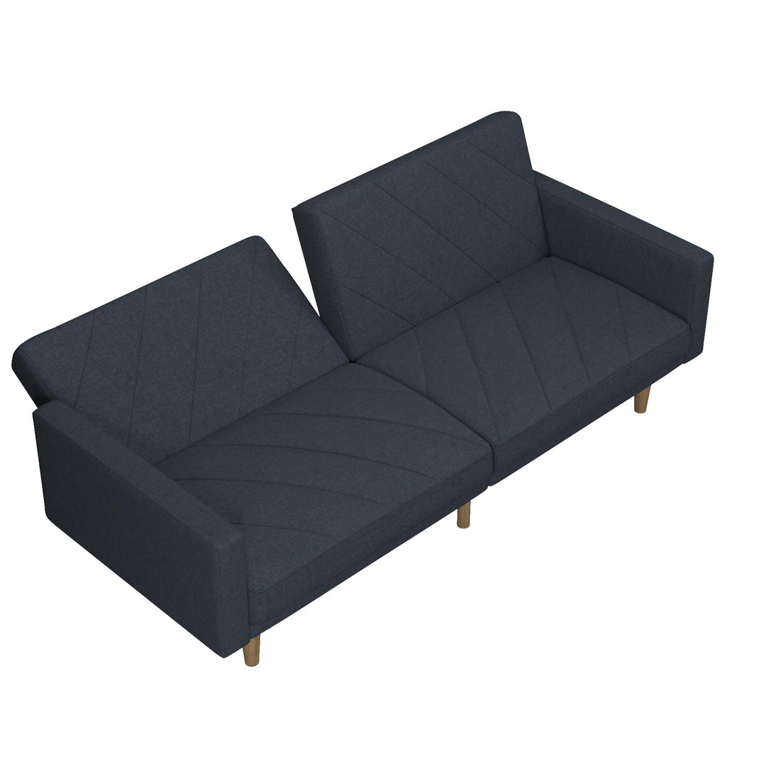 split-back design sofa - Navy
