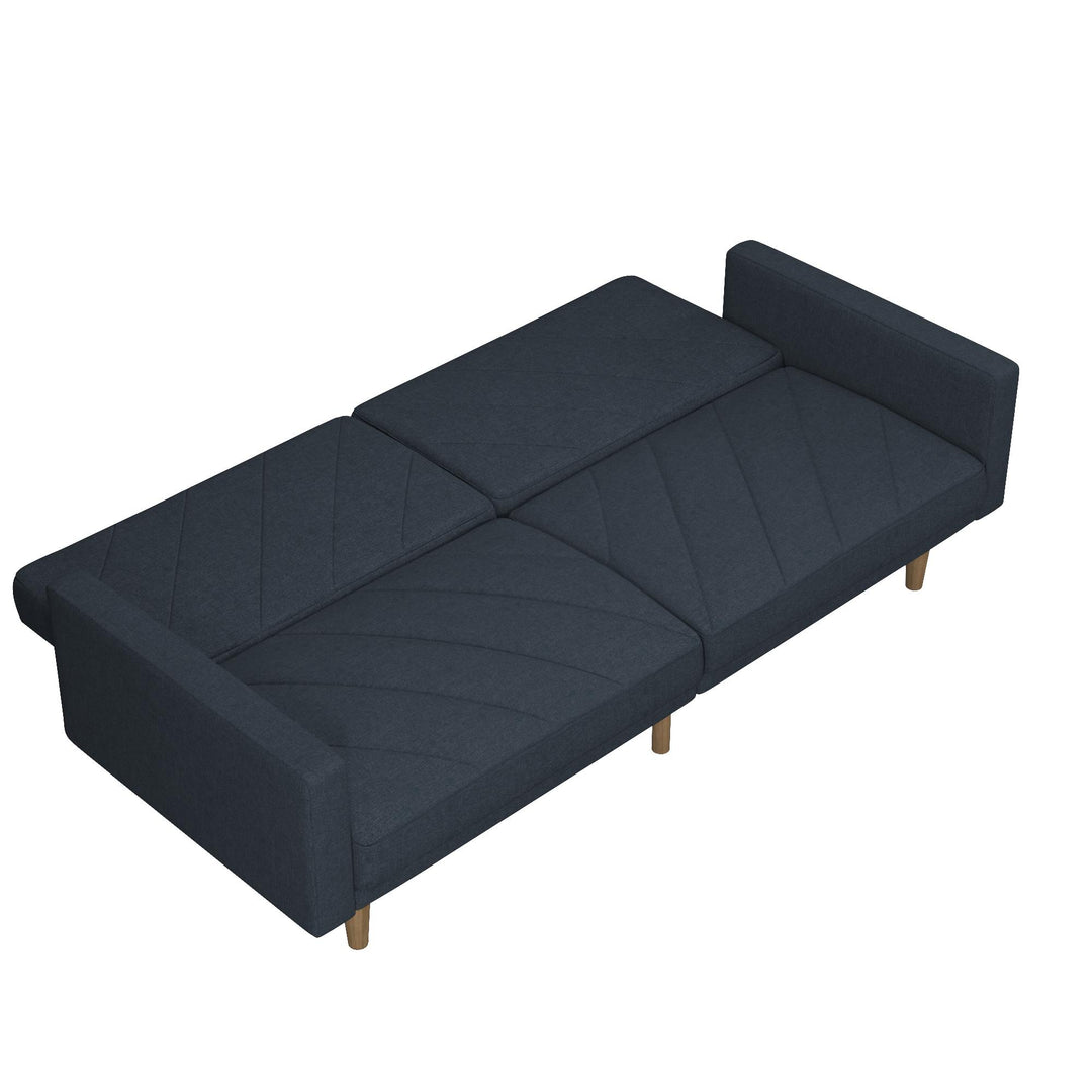 split-back sleeper sofa - Navy