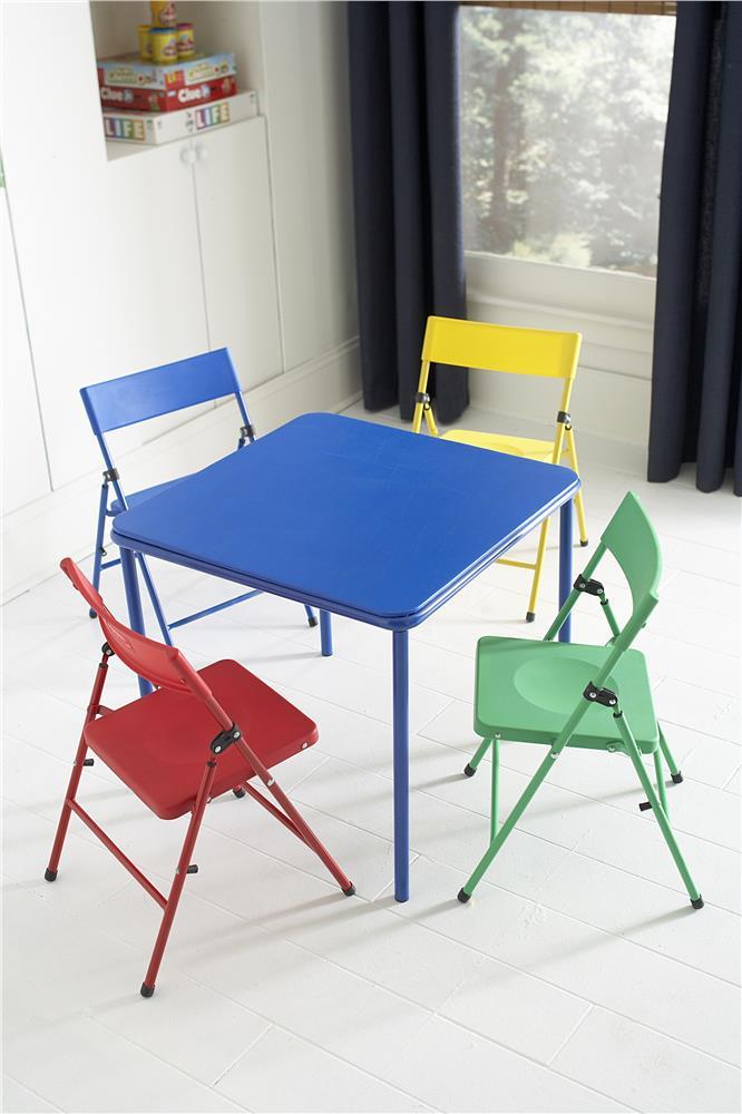 Kids plastic pinch-free folding chair -  Red 