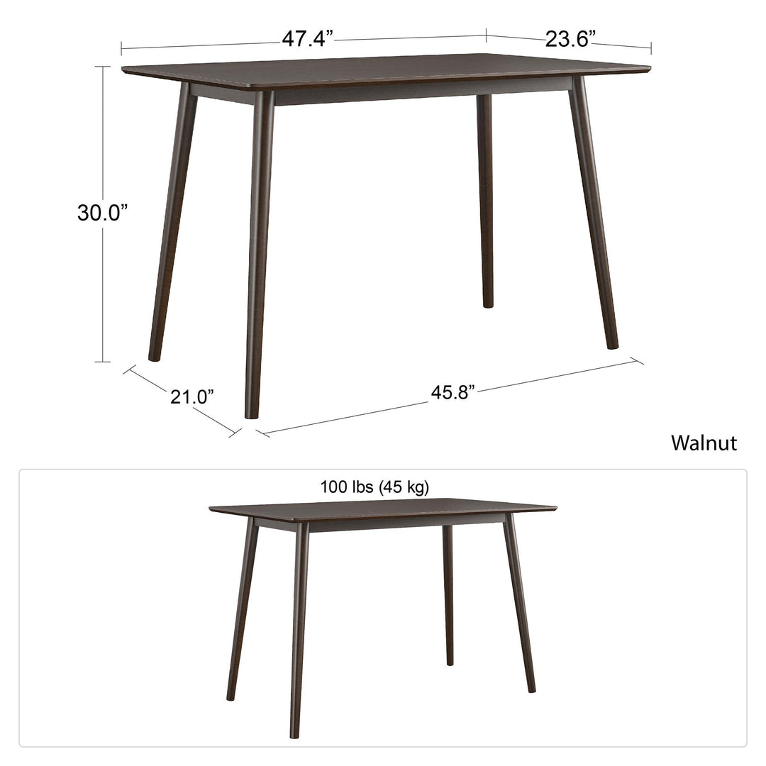 Brittany desk for stylish studies -  Florence Walnut