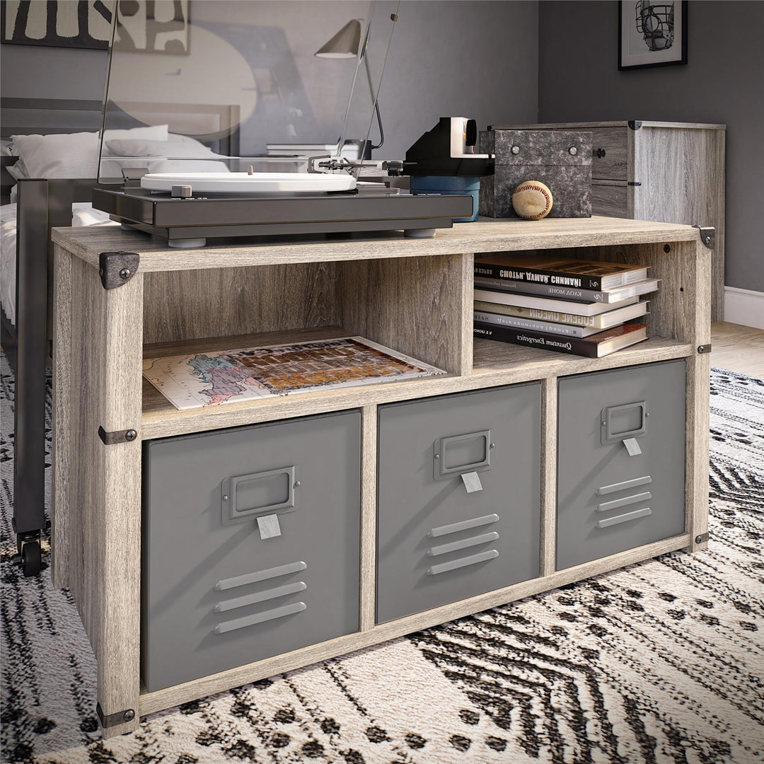 Nova multipurpose storage bench -  Gray Oak