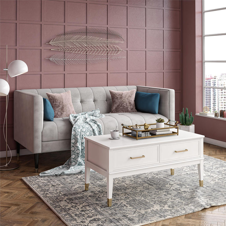 CosmoLiving Westerleigh coffee table features -  White