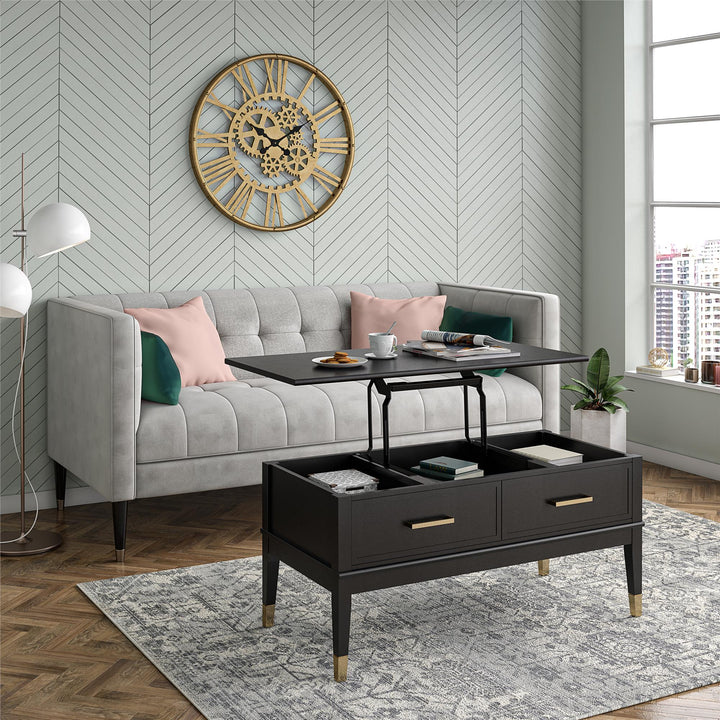 Affordable lift-top coffee tables CosmoLiving -  Black