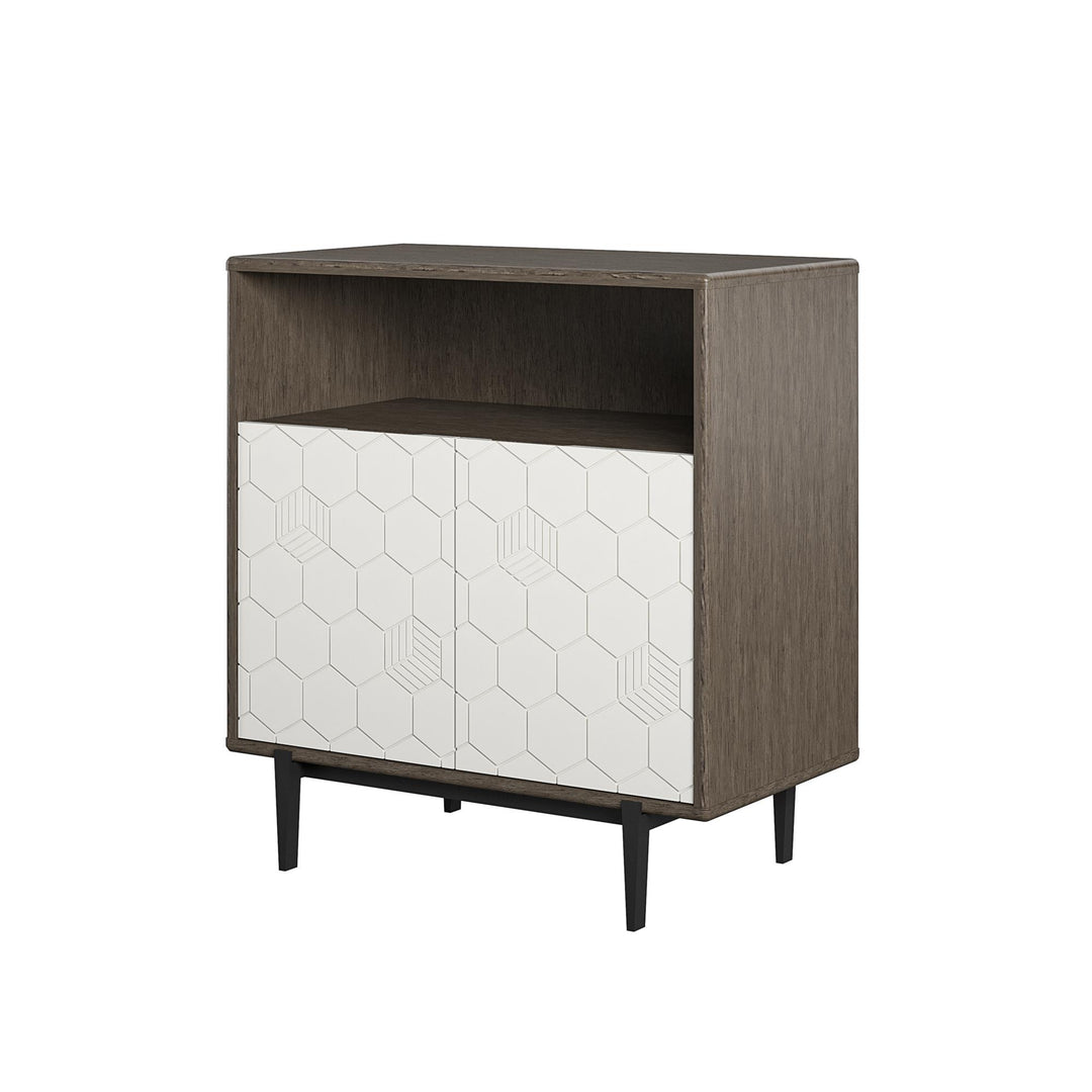 CosmoLiving Olivia room placement ideas -  Gray (Wood Grain)
