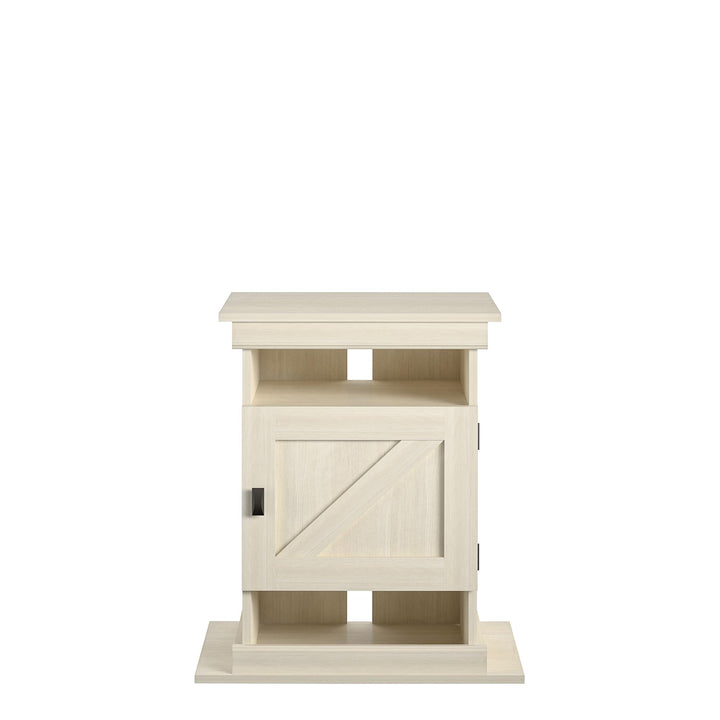 Flipper Farmington Rustic Farmhouse Aquarium Stand For 10 or 20 Gallon Tank  -  Ivory Oak