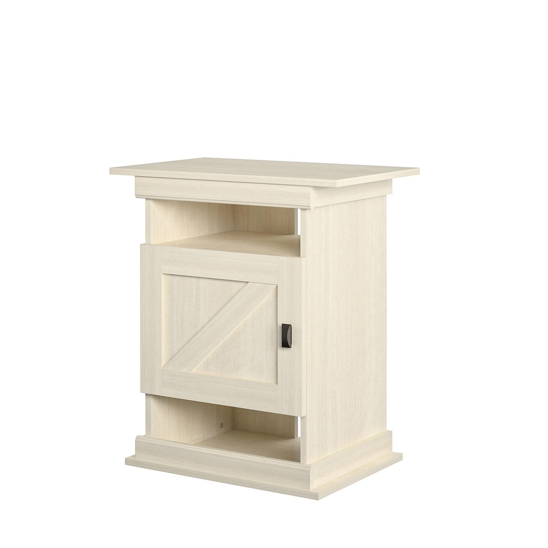 Modern Farmington Rustic Aquarium Stand -  Ivory Oak