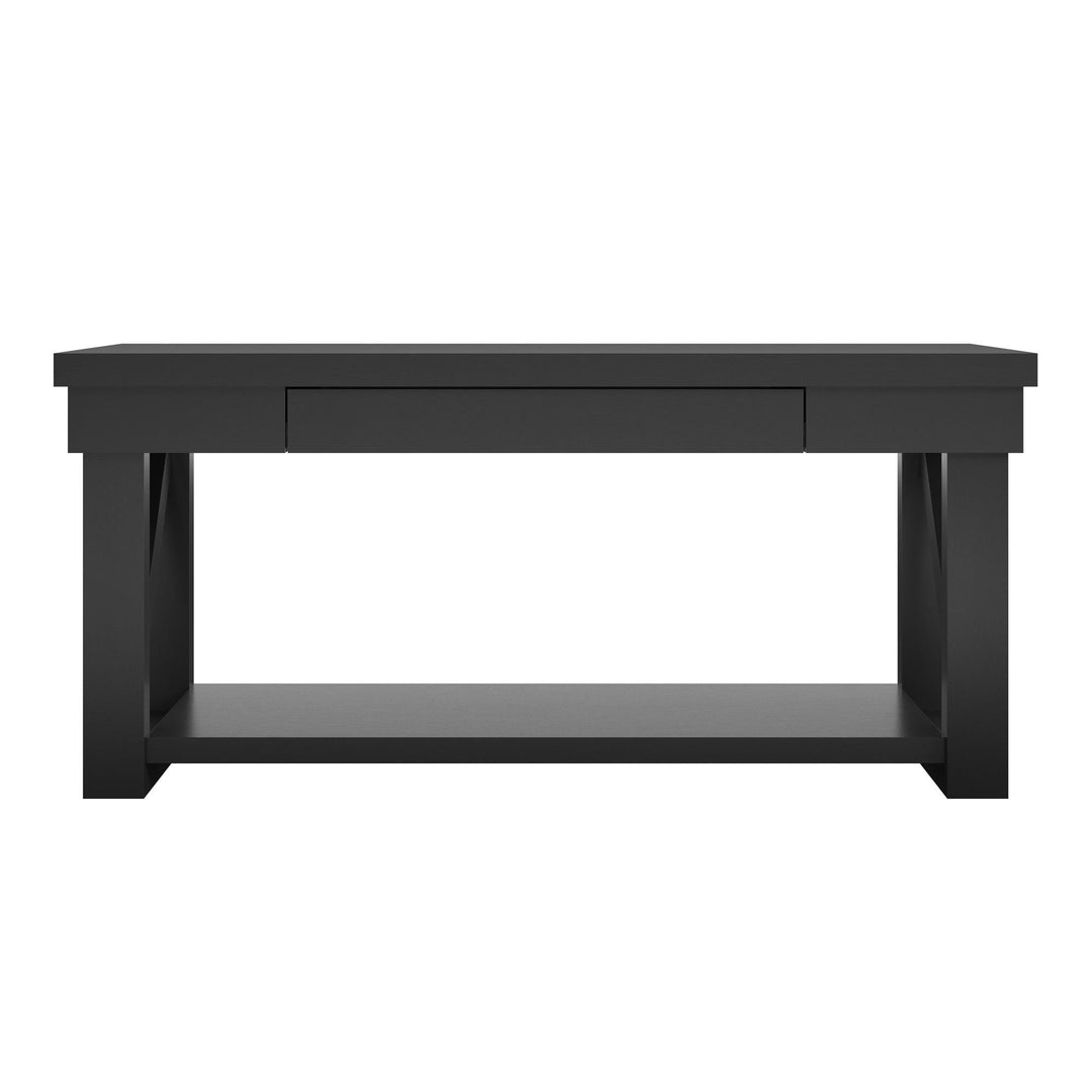 Crestwood Coffee Table dimensions -  Black