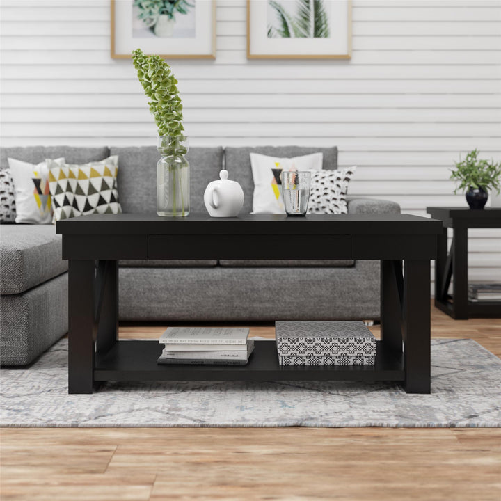 Crestwood Coffee Table - Black