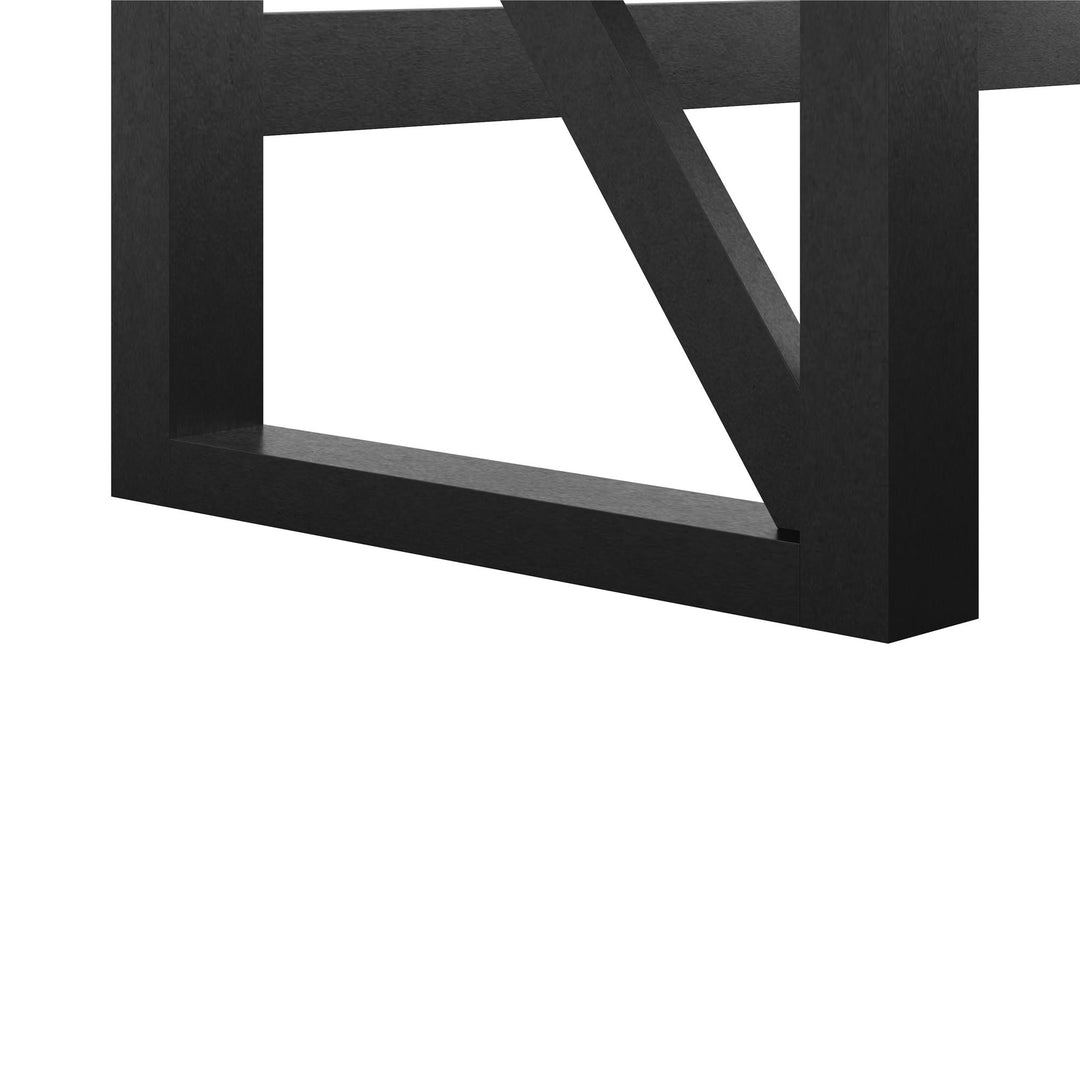 Reliable and stylish computer table by Crestwood -  Black