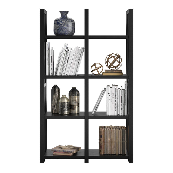 Dual-purpose Crestwood bookcase and divider -  Black