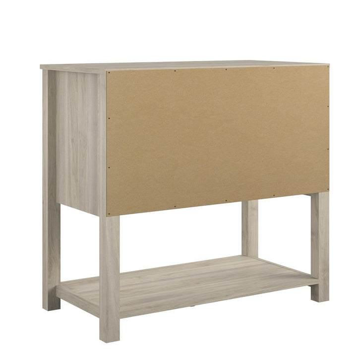Design aesthetics of Sierra Ridge furniture -  Light Walnut