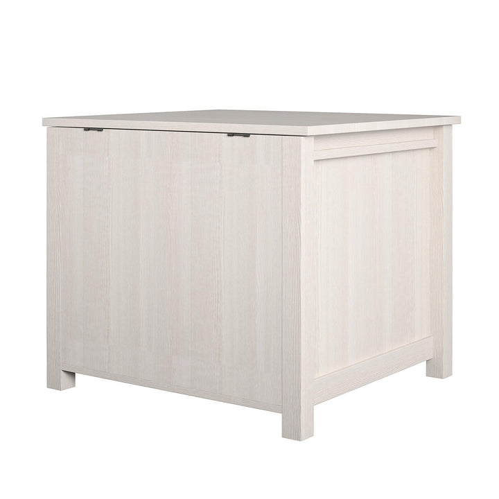 Hideaway litter box enclosure for cats -  Ivory Pine