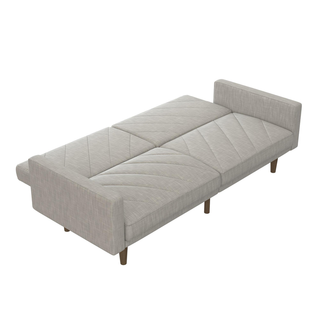 half closed reclinable futon - Light Gray