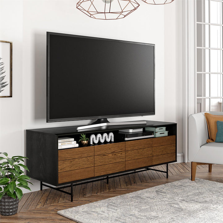 Reznor cable-friendly stand -  Black Oak