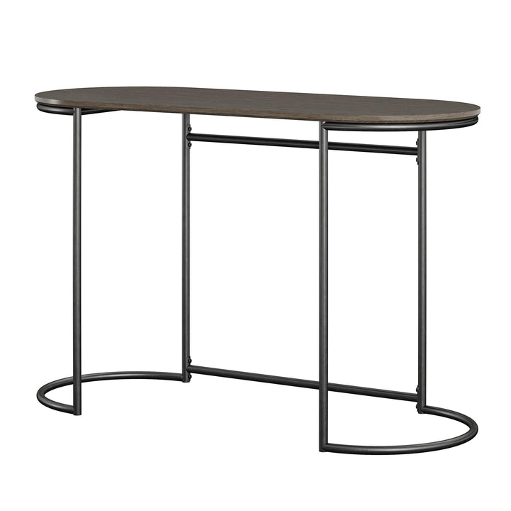 Stylish Writing Desk Design -  Gray (Wood Grain)