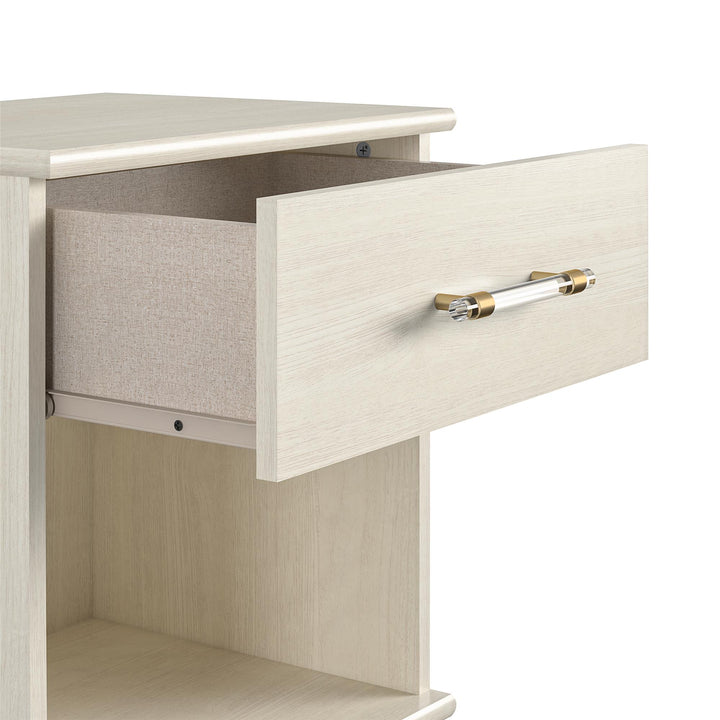 1 Drawer Nightstand by Monarch Hill -  Ivory Oak