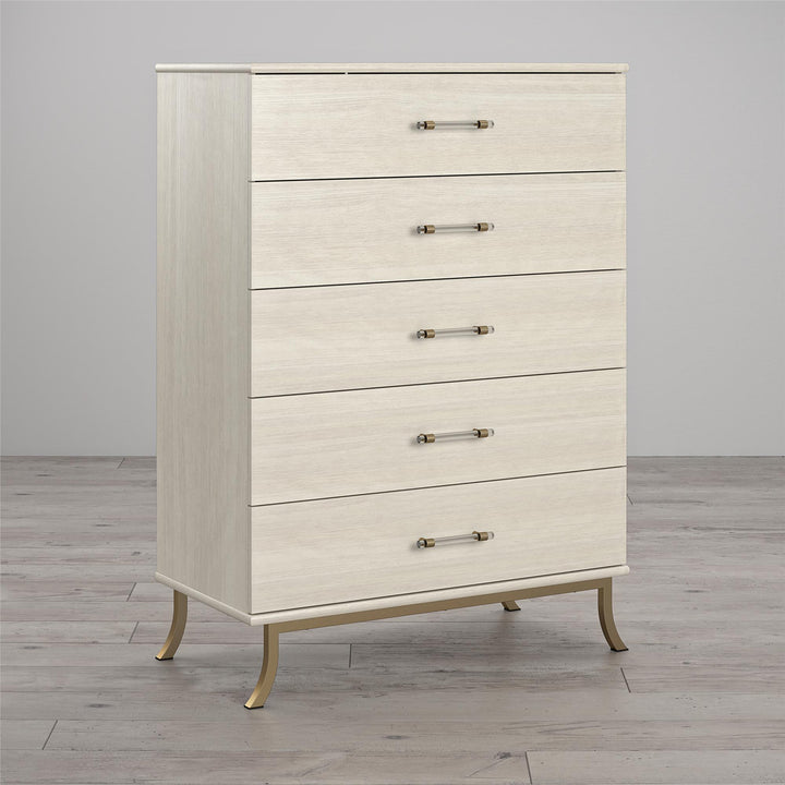 Monarch Hill Clementine 5 Drawer Dresser -  Ivory Oak