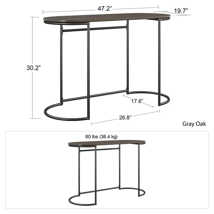 Chic CosmoLiving Vivinne Desk -  Gray (Wood Grain)