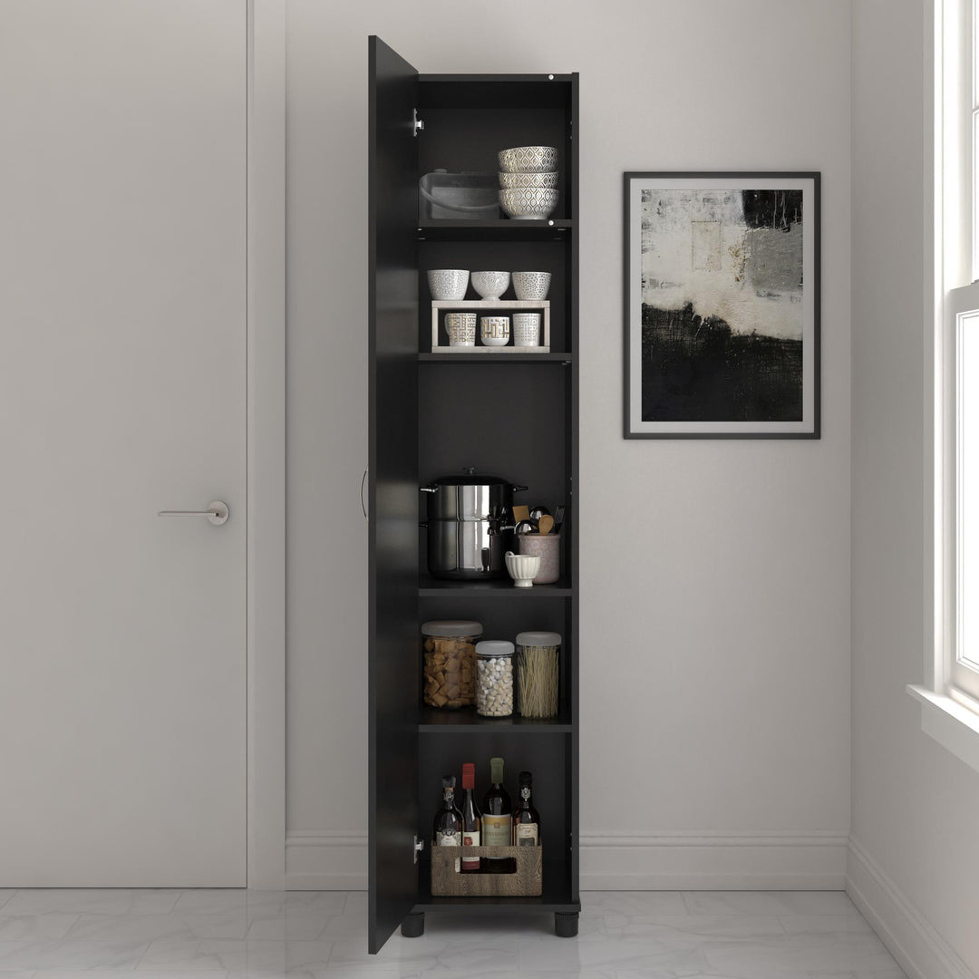 Basin 2 door utility storage cabinet - Black