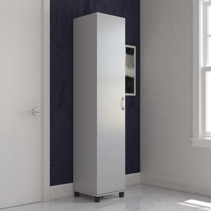 16 inch tall kitchen storage cabinet - Dove Gray