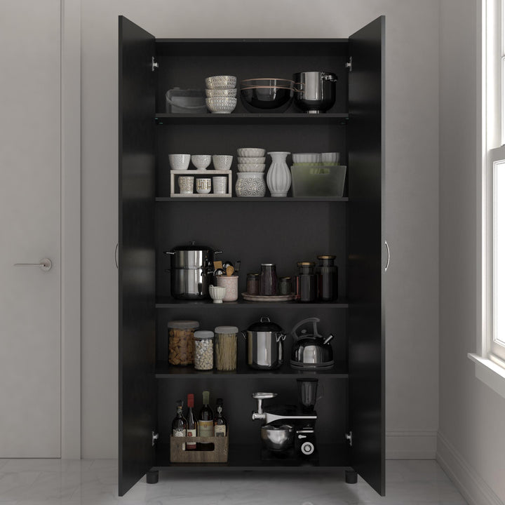 36-inch storage cabinet - Black