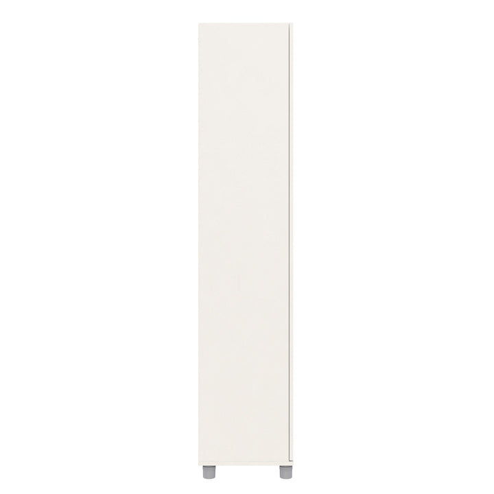 storage cabinet with five shelves - White