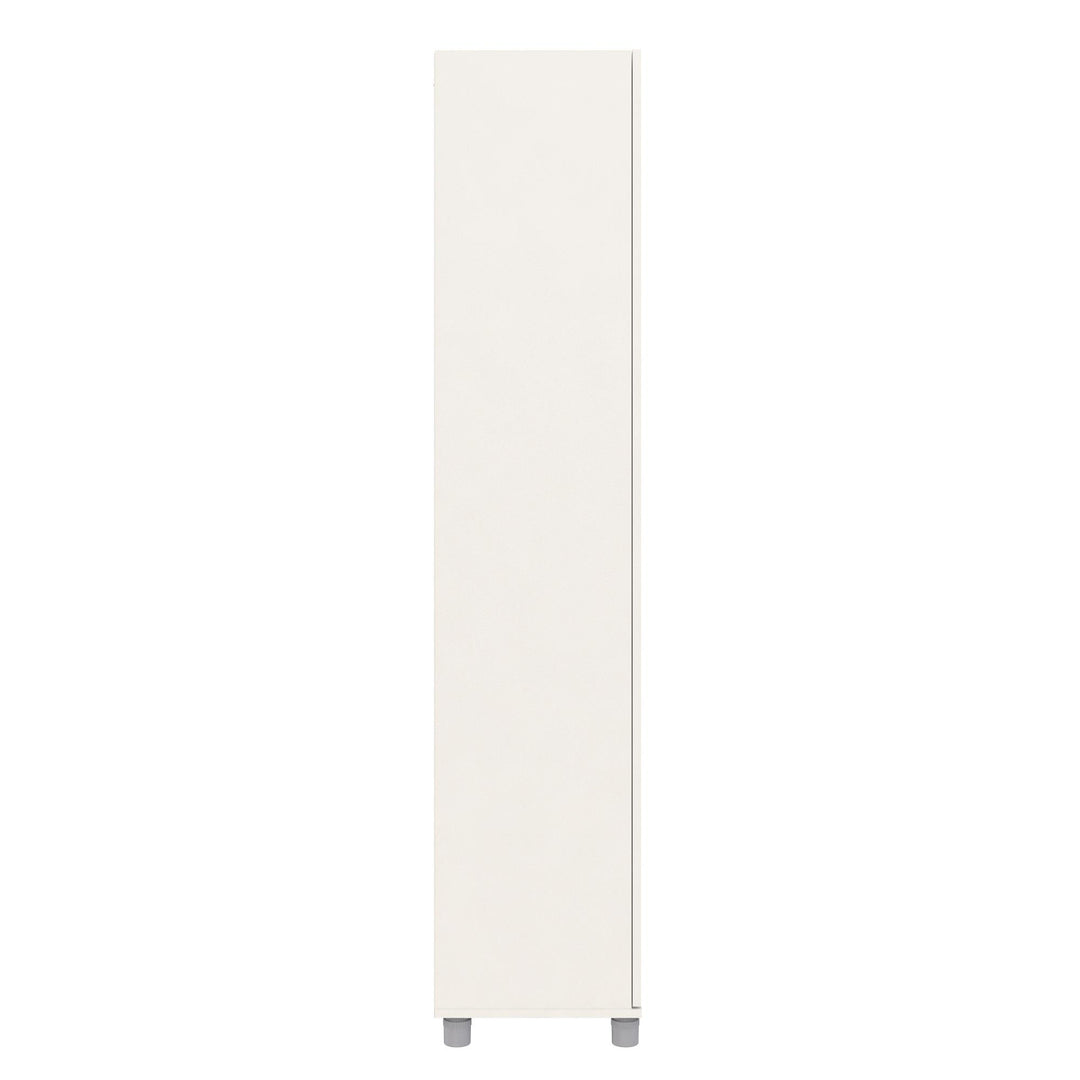 storage cabinet with five shelves - White