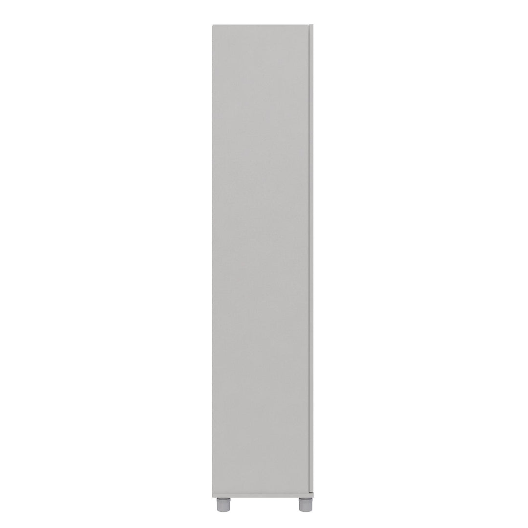 storage cabinet with five shelves - Dove Gray