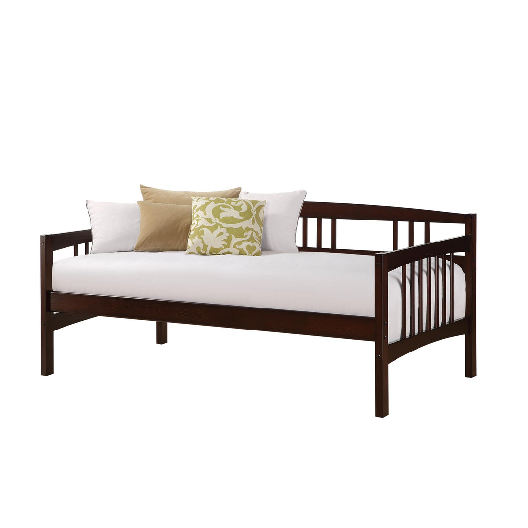 Wood Daybed with Slats -  Espresso