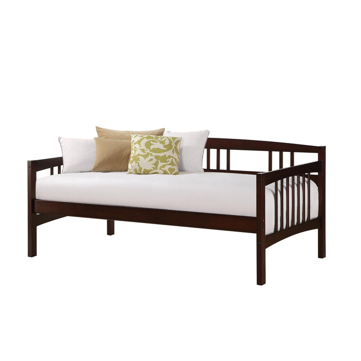Wood Daybed with Slats -  Espresso