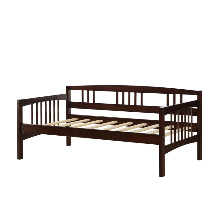 Kayden Wood Daybed with Slats  -  Espresso