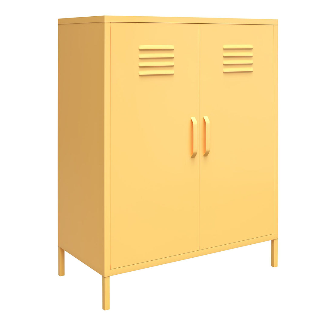 Cache cabinet for organized living -  Yellow