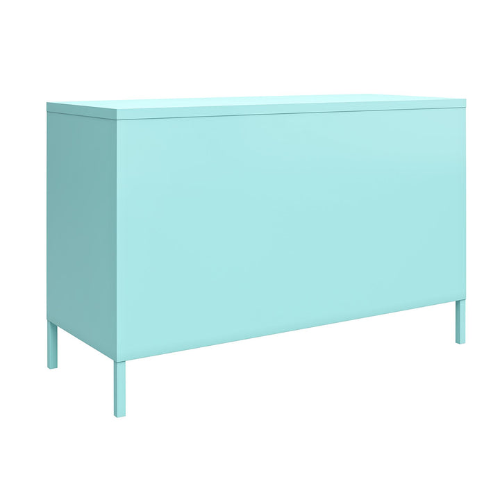 Cache 2 Door Metal Locker Accent Cabinet - Spearmint