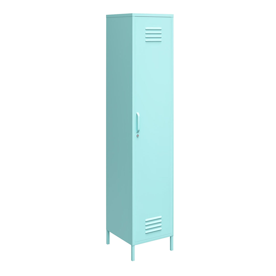 Durable metal locker cabinet for organization -  Spearmint