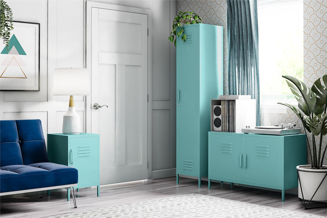 Cache accent cabinet with dual doors -  Spearmint