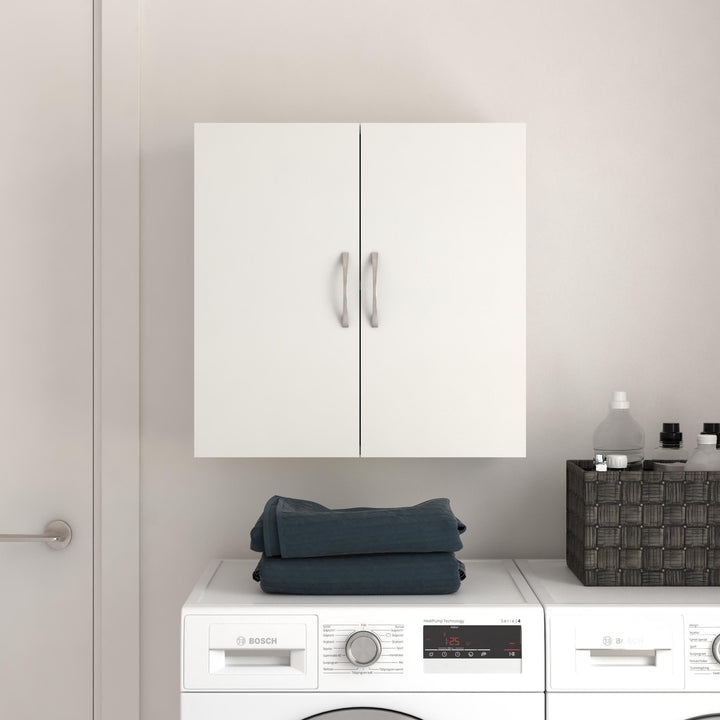 2-door wall cabinet - White