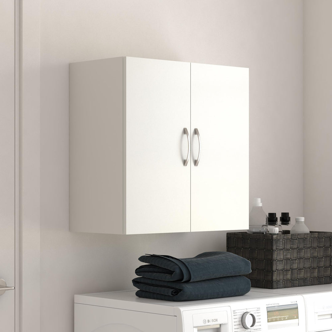 Wall-mounted utility cabinet - White
