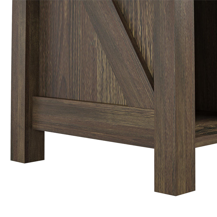Modern Farmington Farmhouse Nightstand -  Rustic
