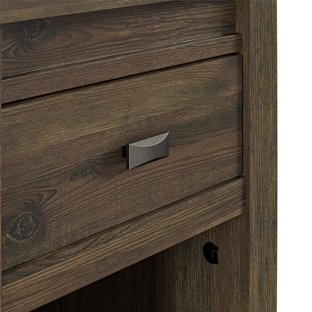 Stylish Rustic Farmhouse Nightstand -  Rustic