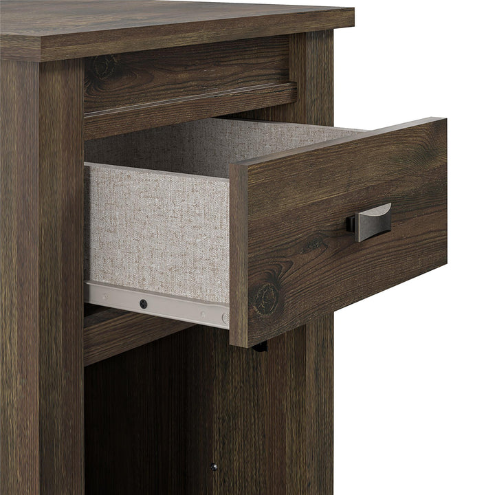 Farmington Nightstand with Drawer -  Rustic