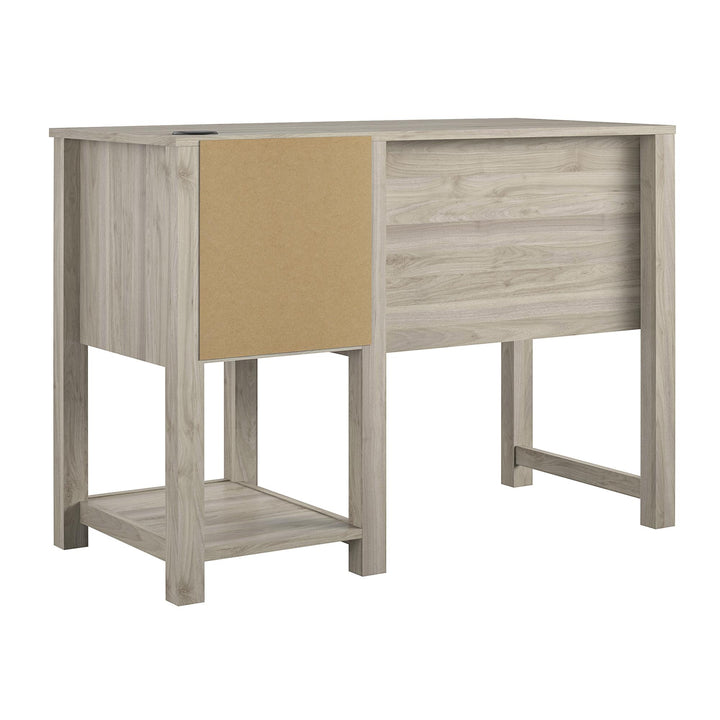 Design aesthetics of Sierra Ridge furniture line -  Light Walnut
