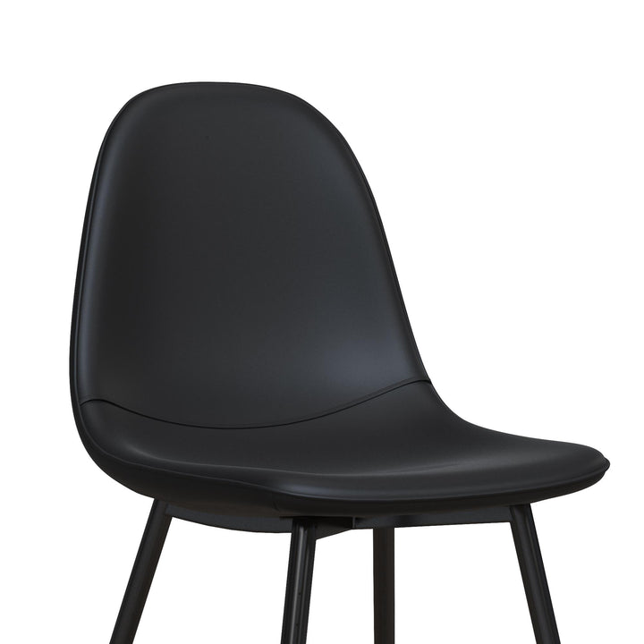 4 piece dining chairs - Black
