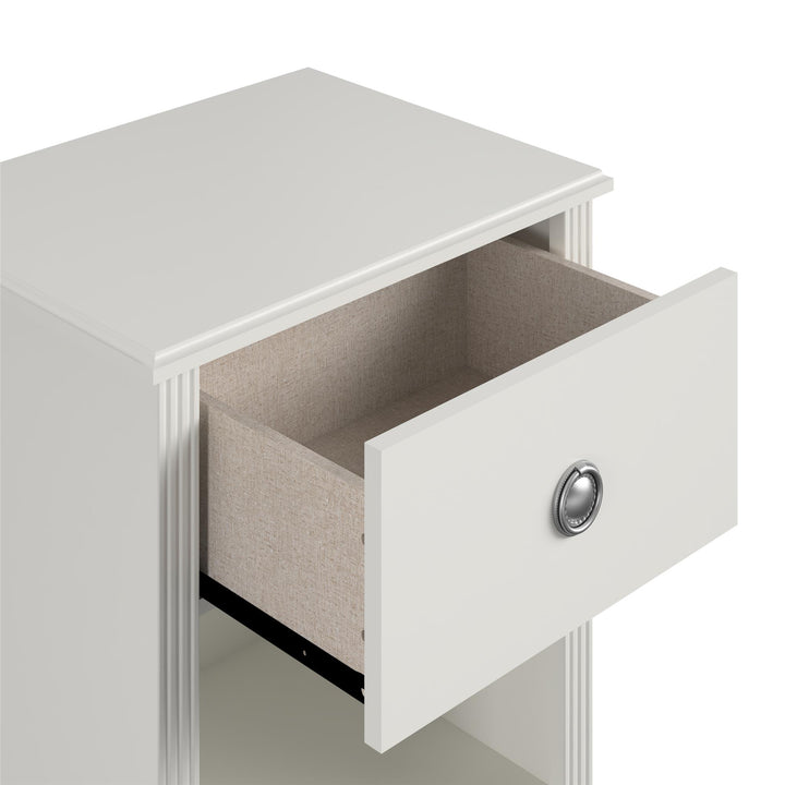 1 Drawer Nightstand Rowan Valley Arden -  White