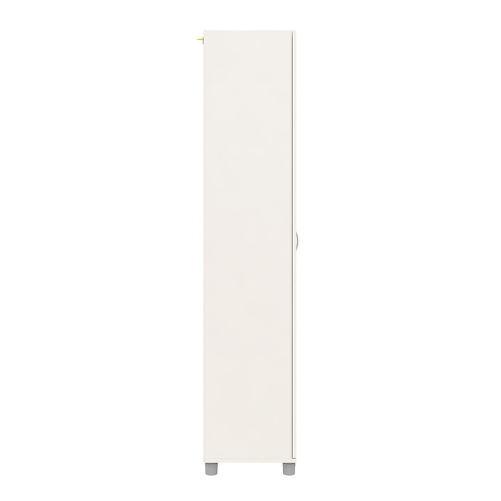 Basin 24 Inch 2 Door Utility Storage Cabinet - White