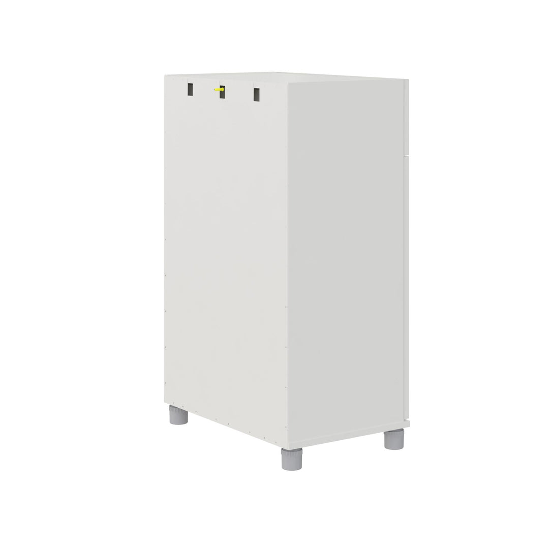Basin 24 Inch 2 Door Base Storage Cabinet - White